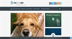 Desktop Screenshot of mysocialpet.com